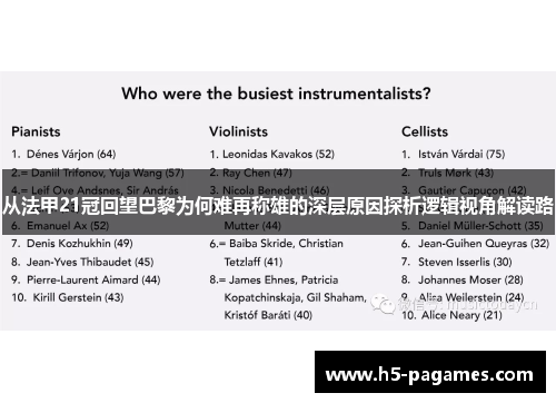 从法甲21冠回望巴黎为何难再称雄的深层原因探析逻辑视角解读路